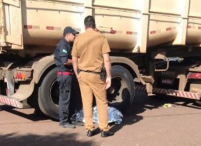 Primeira-dama de Nova Aurora morre após ser atropelada por caminhão