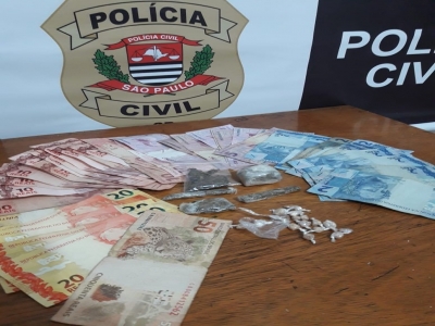 Homem é preso com drogas em cumprimento de mandado de busca na zona sul