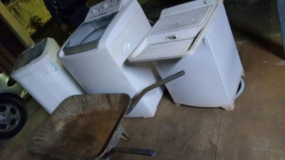 PM recupera objetos após furto na região