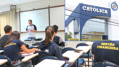 Faculdade Católica: vestibular agendado vai até final de janeiro