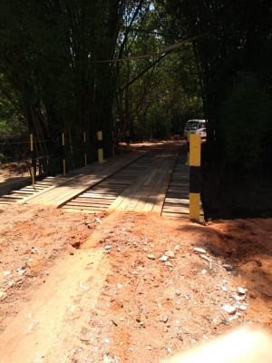 Prefeitura finaliza recuperação da ponte do Kamioca na estrada velha de Ocauçu