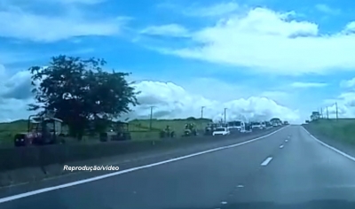 Agricultores da região de Marília também protestam contra Doria 