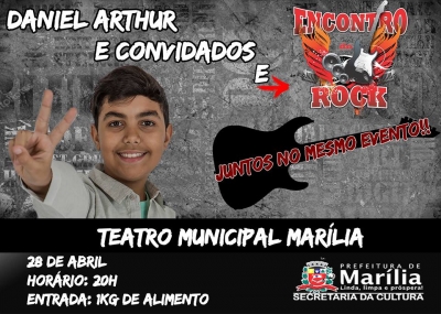 Teatro recebe Daniel Arthur & Convidados
