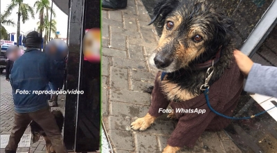 Homem é acusado de maltratar cãozinho e provoca confusão no centro de Marília