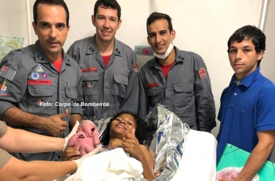 Pressa para nascer! Bombeiros fazem parto na zona rural