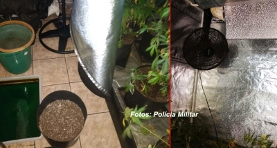 PM encontra laboratório de drogas e prende dois