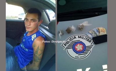 Pedreiro é preso por tráfico na zona Sul 