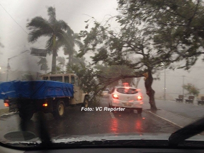 Temporal deixa rastro de destruição em Marília