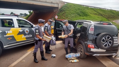 TOR apreende drogas e munições em rodovia