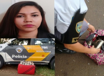 Mulher é presa com 10kg de haxixe