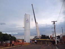 Reservatório vira atração        na zona Norte