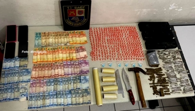 BAEP prende trio com grande quantidade de drogas em Marília
