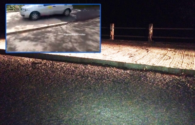 Vicinal: degrau em ponte ameaça motoristas 