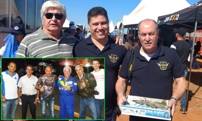 Grupo de Plastimodelismo de Marília presta homenagem ao astronauta Marcos Pontes