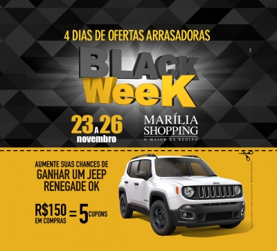 Marília Shopping promove a Black Week