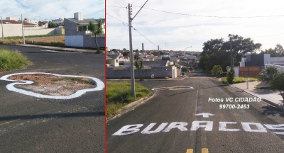 Codemar paralisa serviço de tapa-buracos. Moradores reclamam