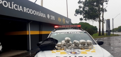 Polícia Rodoviária apreende carregamento de skank em Garça