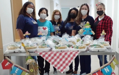 ‘Arraiá Café com Amor’ é realizado no Centro de Oncologia da Santa Casa de Marília