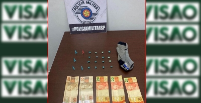 Traficante é preso pela PM em Tupã após denúncia de moradores