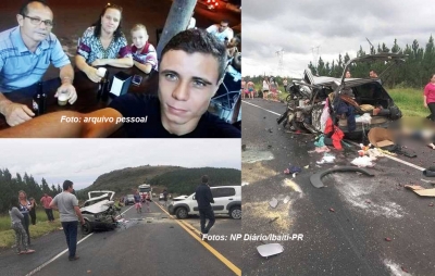 Tragédia na BR-153: corpos de mãe e filhos são liberados pelo IML. No acidente Só o pai sobrevive