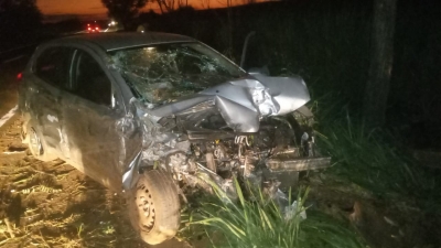 Carro de Marília é encontrado acidentado e lotado de maconha