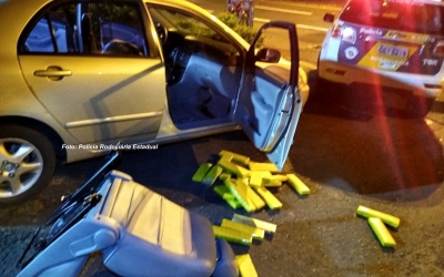 Polícia Rodoviária apreende mais de 60 quilos de droga na SP-333