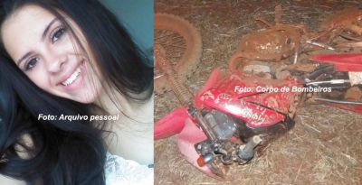 Acidente envolvendo adolescentes em moto mata garota de 16 anos