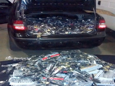 HORA CERTA!!! Polícia apreende relógios contrabandeados na região