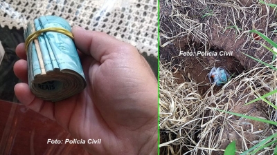 Polícia Civil recupera dinheiro furtado de igreja em Vera Cruz e prende três