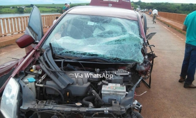Forte chuva causa acidentes na região