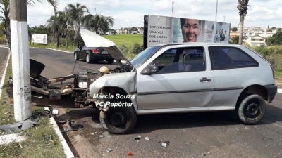 Moça sofre acidente no primeiro dia de trabalho