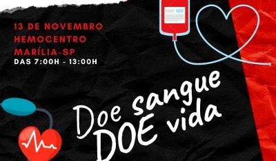 Camisa 12 do Corinthians faz campanha de doação de sangue em Marília