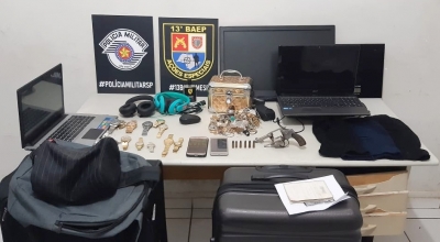 Famílias são rendidas em assaltos. Polícia Militar age rápido e prende acusado