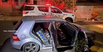 Homem é preso pela PM acusado de furtar baterias de torre de celular