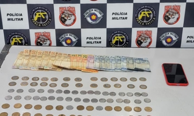 Homem é preso pela PM logo após assaltar sorveteria em Marília