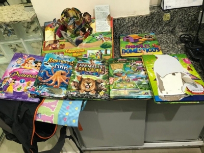 Mulher é presa transportando cocaína escondida em livros infantis