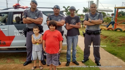 Jovens realizam sonho de conhecer a Força Tática