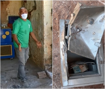 Catadores de recicláveis acham R$ 36 mil em cofre deixado para sucata pela Polícia Civil