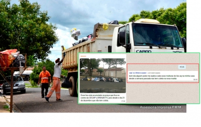 Prefeitura recolhe 280 toneladas de lixo por dia, mas ainda há reclamações