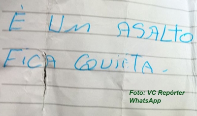 Ladrão, ruim de português, não consegue assaltar