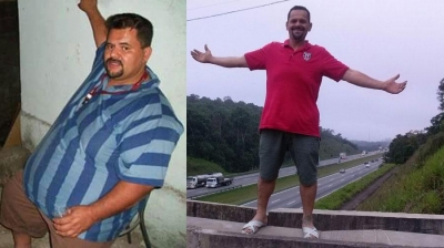 Motorista de ônibus perde 96 quilos caminhando 2h30 por dia 