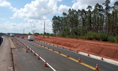Tráfego tem desvio temporário para obras em Garça  