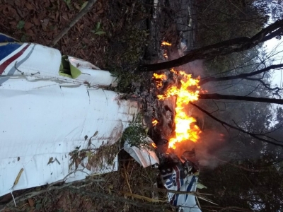 Casal morre em queda de avião a caminho de fazenda no Pantanal