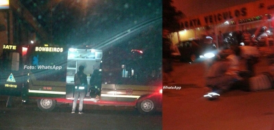 Motociclista sofre acidente a um quarteirão do HC
