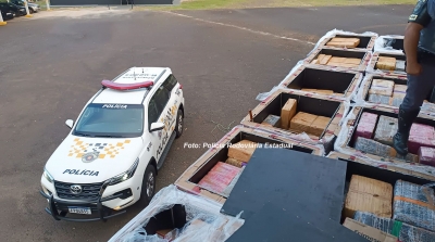 Polícia Rodoviária apreende mais de quatro toneladas de maconha