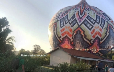 Balão gigante percorre mais de 530 km e cai próximo a Marília