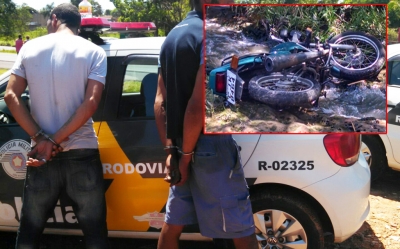Polícia prende criminosos e recupera moto furtada