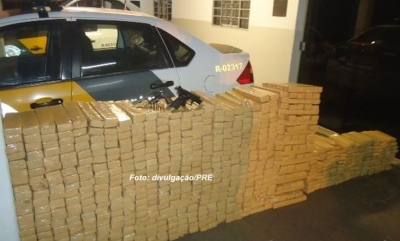 Polícia Rodoviária apreende mais de 700 kg de maconha