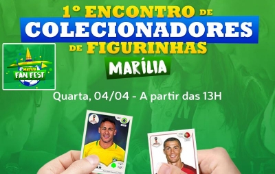 Marília organiza ponto oficial para troca  de figurinhas neste feriado de 4 de abril
