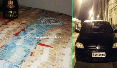 Assalto no Confiança: Força Tática prende acusado e recupera parte do dinheiro